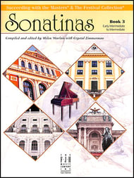 Succeeding with the Masters Festival Collection, Sonatinas piano sheet music cover Thumbnail